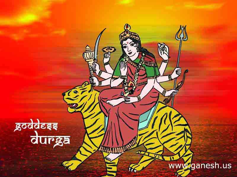 Wallpapers - Spiritual - Goddess Durga 