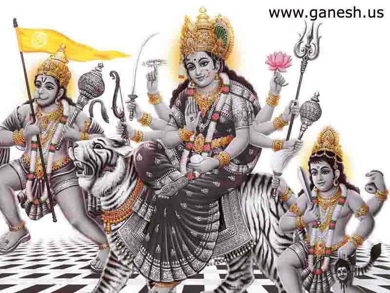 Goddess Durga Wallpapers - Indian God & Goddess Wallpapers