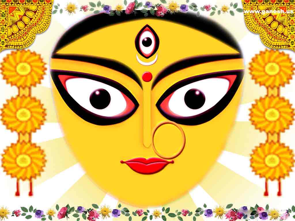 Goddess Durga Sketchs