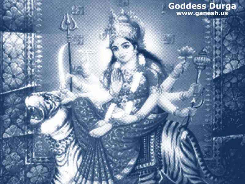 Desktop Themes Goddess Durga 