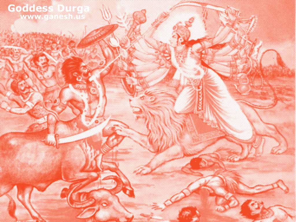 Free Desktop Wallpaper Hindu Goddesses Durga