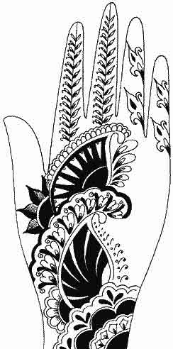 karwa chauth heena designs