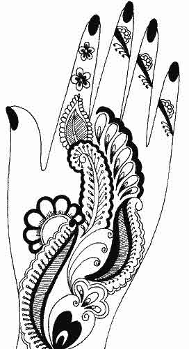 Indian heena designs