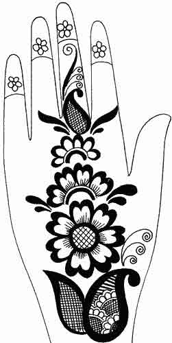 Mordern Henna Design