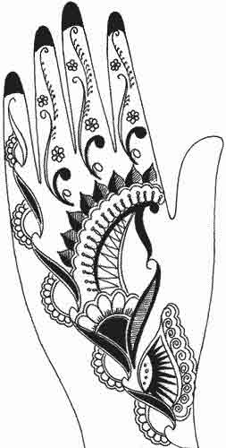 Henna Tattoo Pattern 