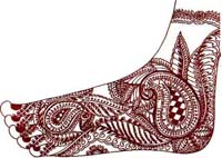 Heena designs for karwa chauth