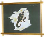 Gold-Black-Ganpati