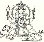Lord Ekdanta ganesha sketchs 