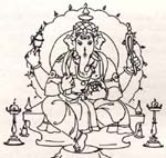 shree ganesh Gajanan images 