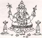 shree ganesh Gajanan sketchs 