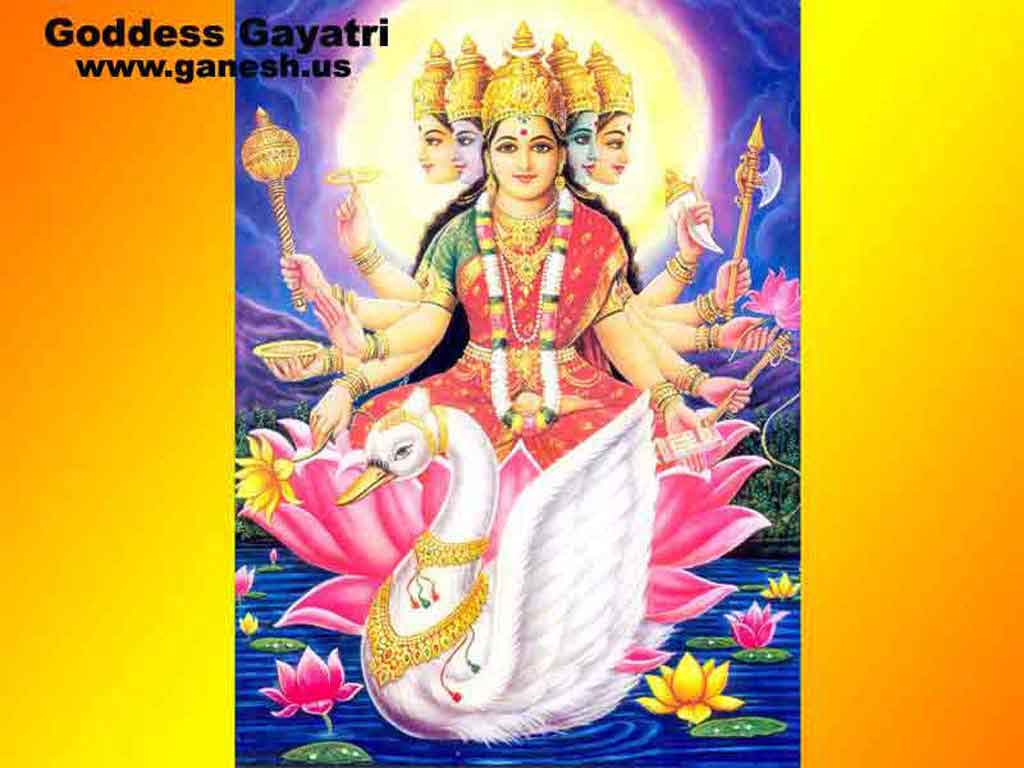 Maa Gayatri Upasana Images