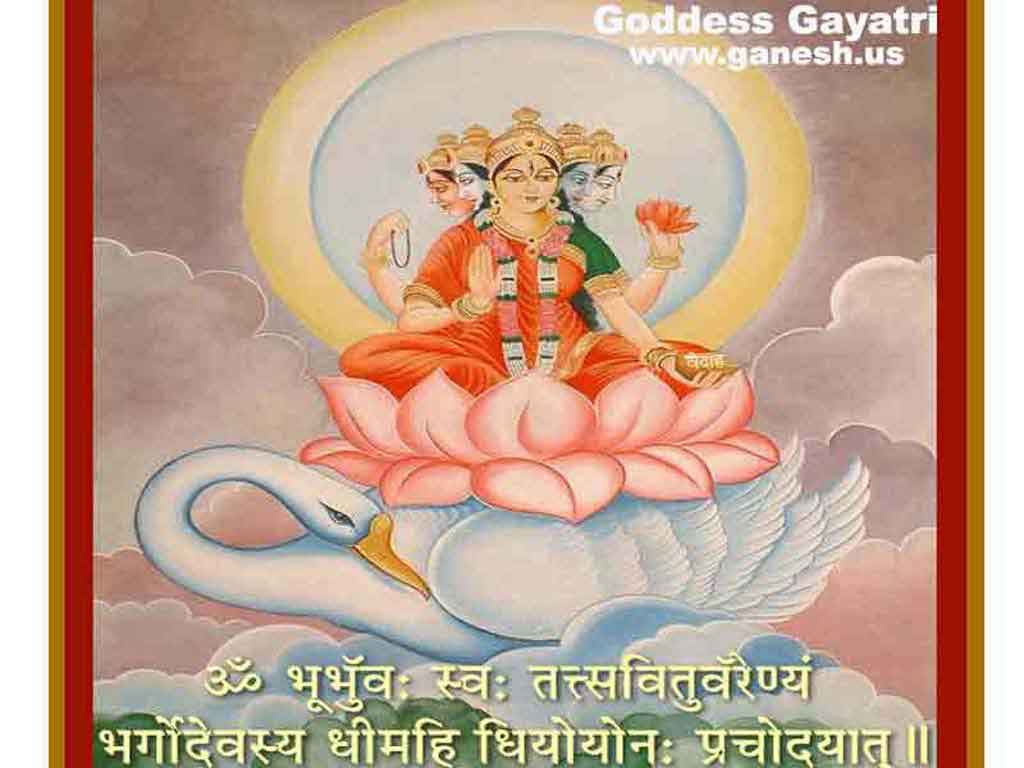 Gayatri,Wallpapers Of Goddess Gayatri