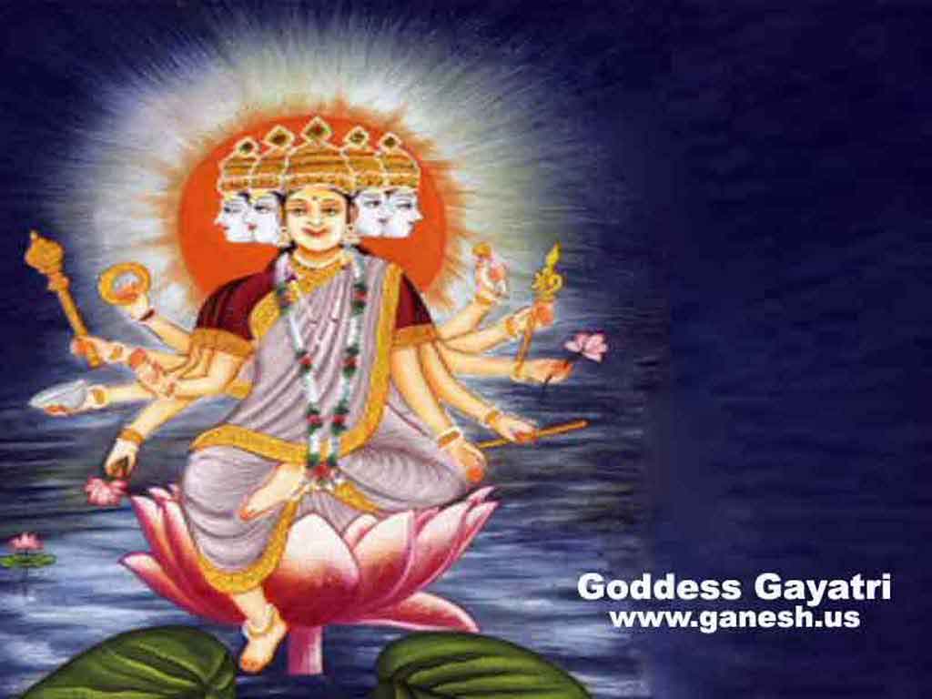 Deity Info - Goddess Gayatri Maa 
