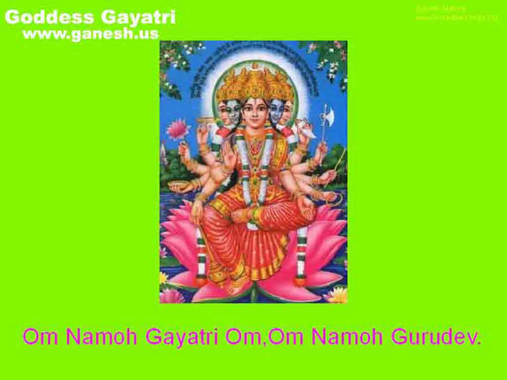 Gayatri Maa - Indian Goddess 
