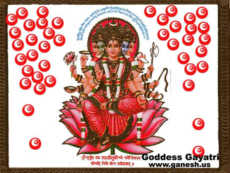 Goddess Gayatri Image Gallery