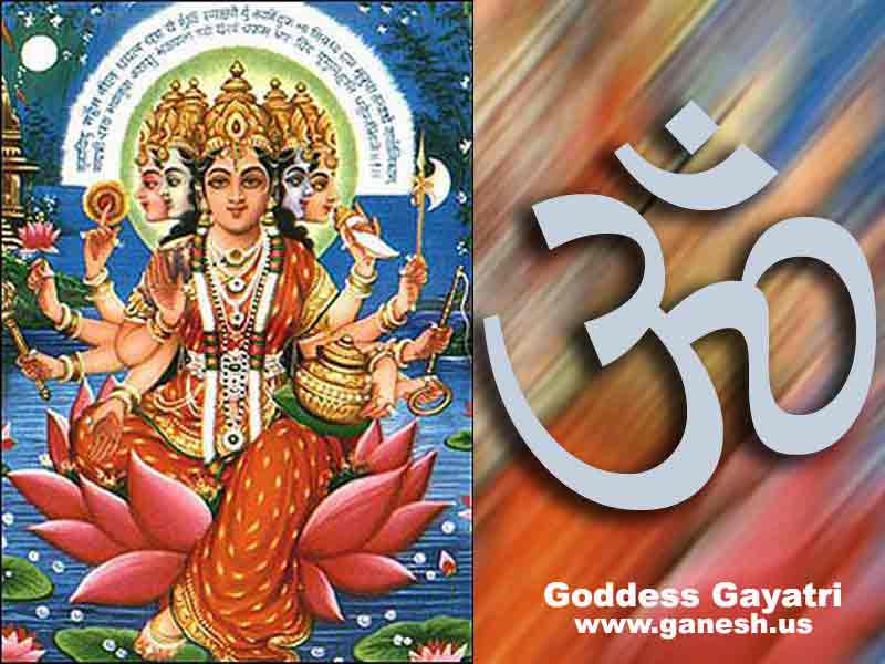 Hindu Goddesses : Gayatri 