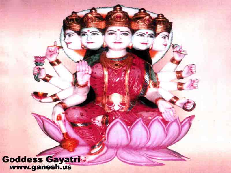 Gayatri, Goddess of Good Fortune