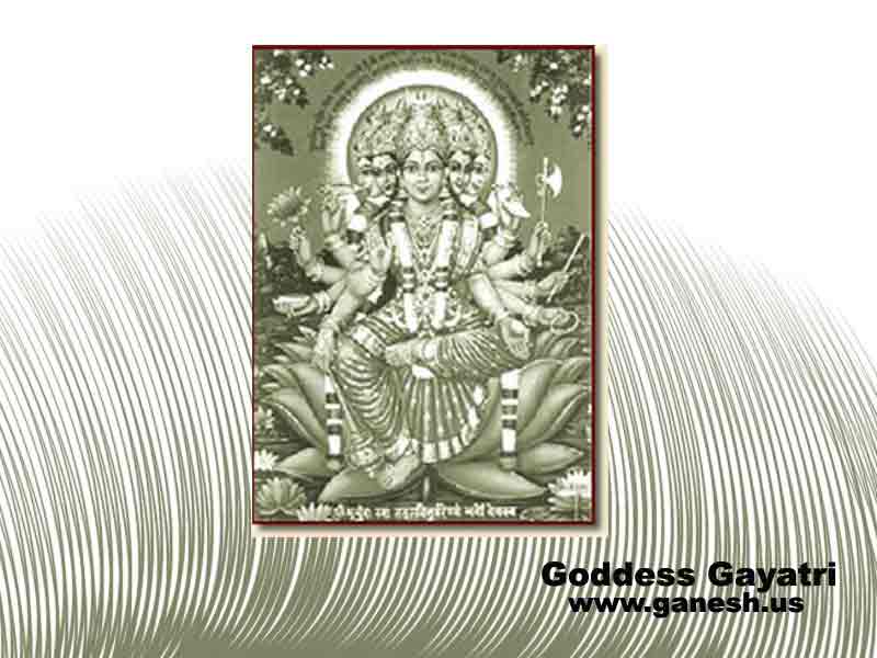 Gayatri mantra And Ganesha Wallpaper 