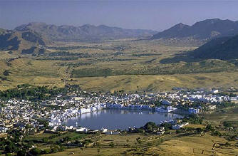 Ariel View of Pushkar