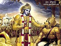 Krishna Geeta Updesh Wallpaper