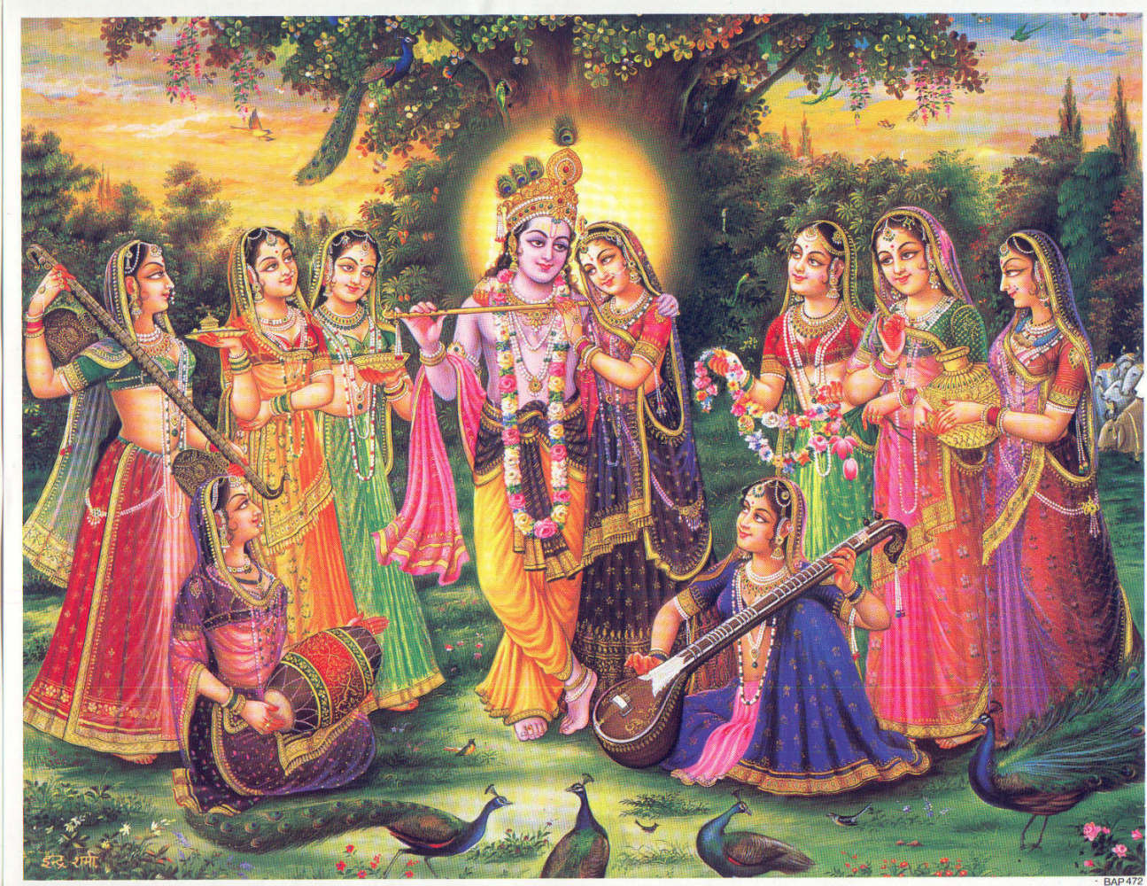Krishna Wallpaper: This wallpaper of Namita is . Lord Krishna Janmashtami.