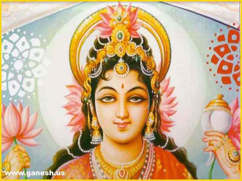 Hindu Goddesses : Lakshmi - Hindu Goddess