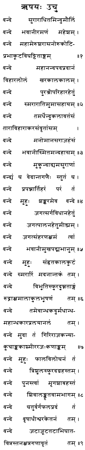 Shiv Shadakshar Stotram - Shiva Stotra, Shiva Stuti, Lord Shiva