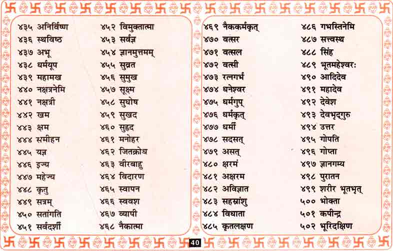 1000 Names of Vishnu