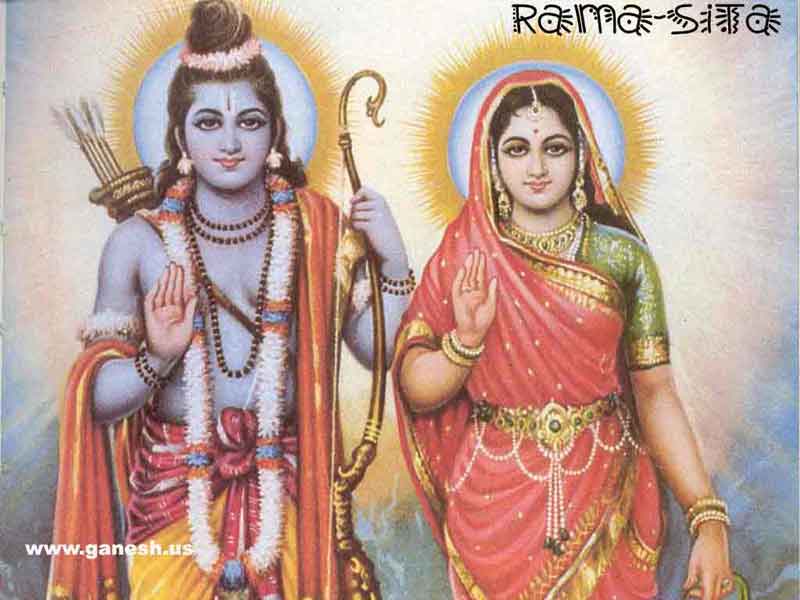 Lord Rama & Goddess Sita Wallpapers