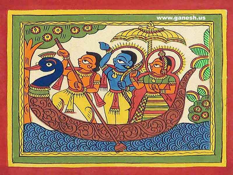 Lord Rama,Sita And Lakshmana - Hindu Posters 