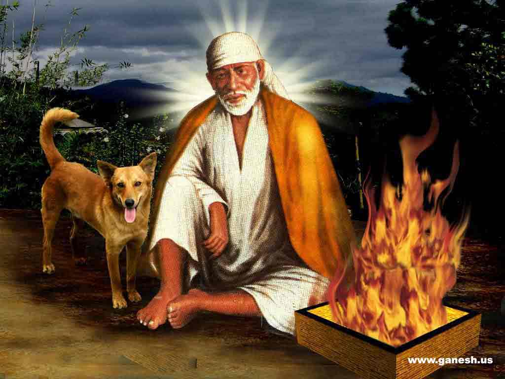 Beautiful Paintings Of Sai Baba