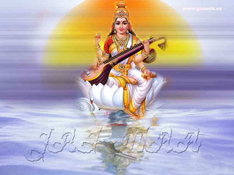 Goddess Saraswati Wallpapers