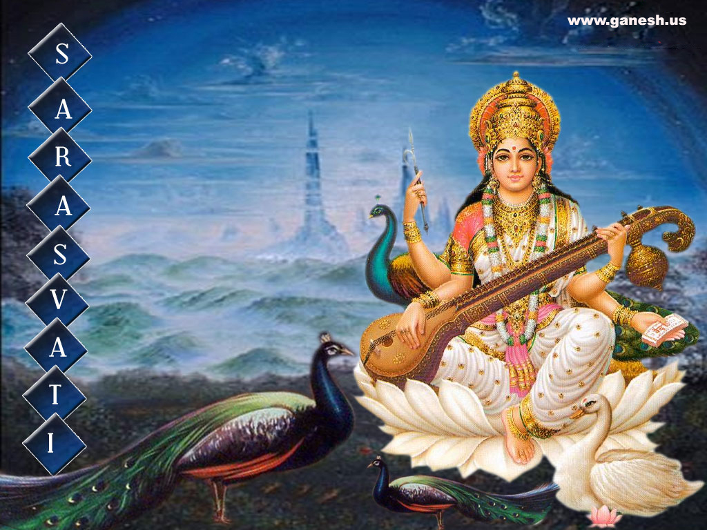 Goddess saraswati images