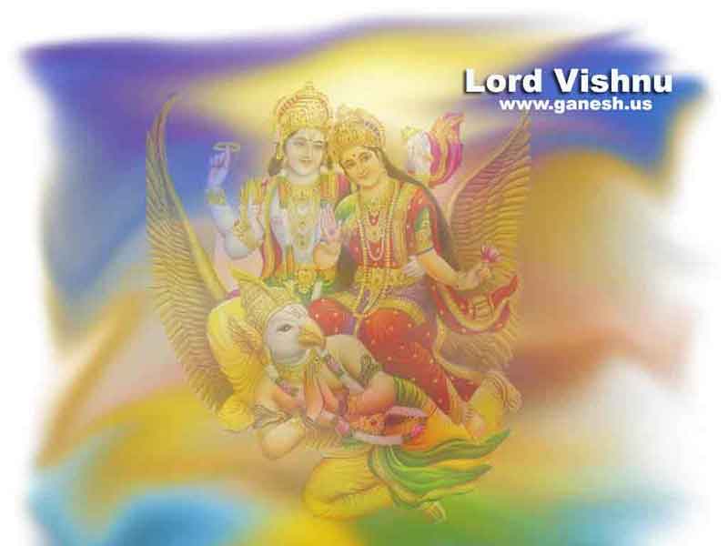 Hindu Lord Vishnu Wallpaper