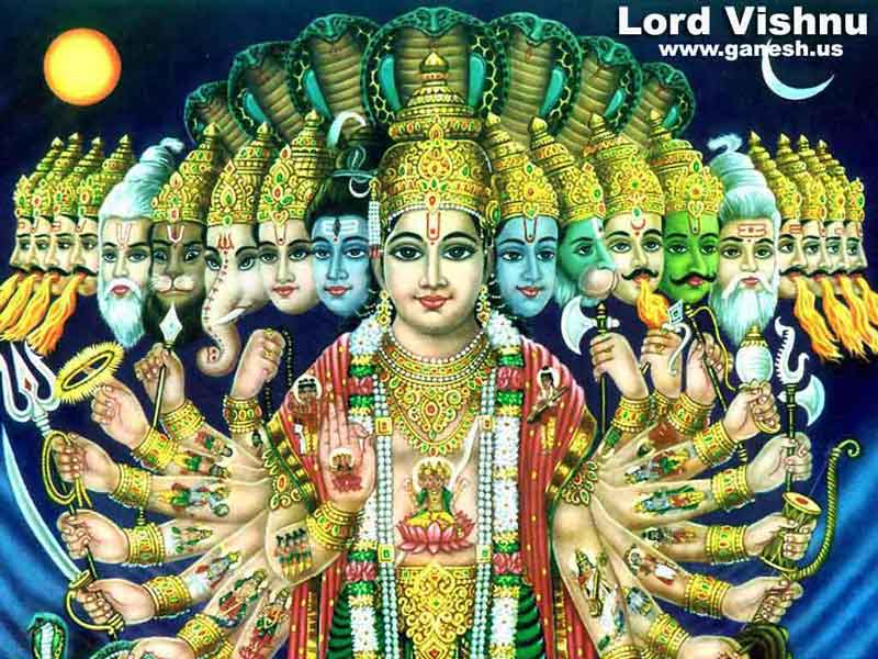 Hindu God Vishnu Photo