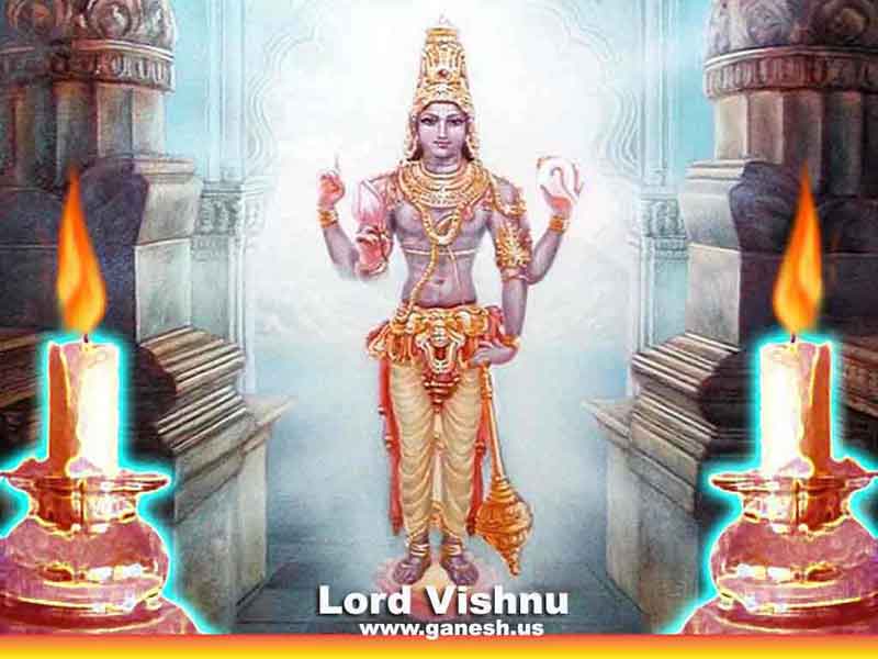 Image And Postures Of Lord Vishnu