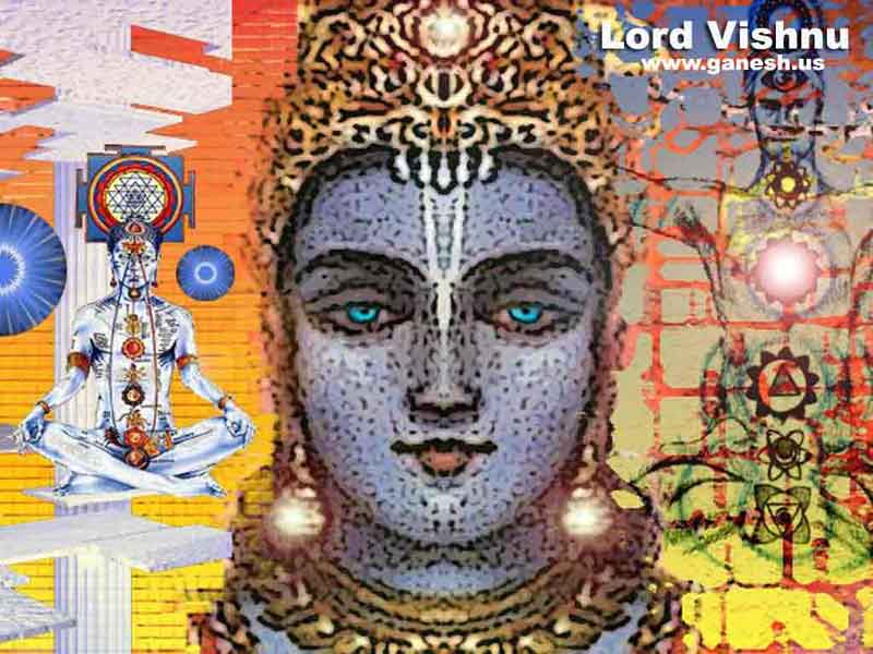 Hindu Lord Vishnu Wallpaper