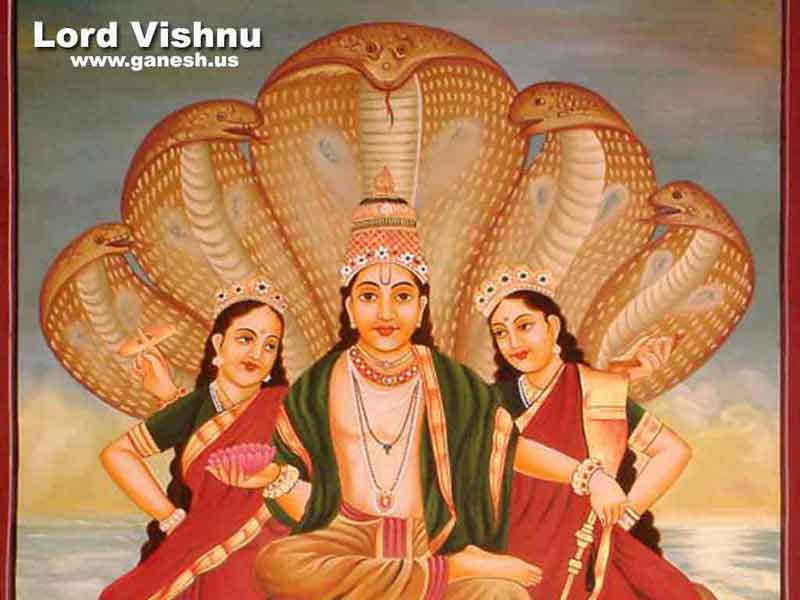 Image And Postures Of Lord Vishnu