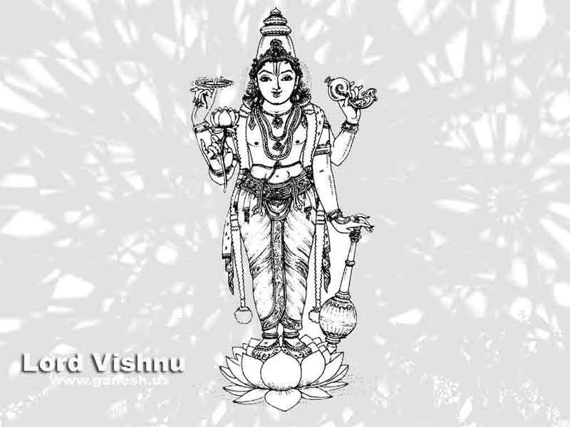 Text & Images Of Vishnu