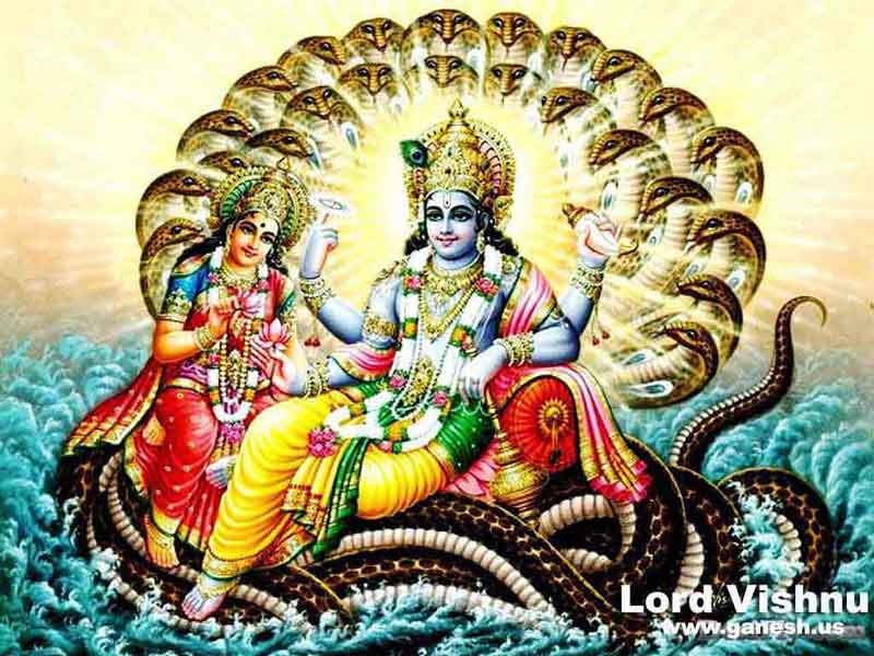 Hindu Gods - Images Of Vishnu
