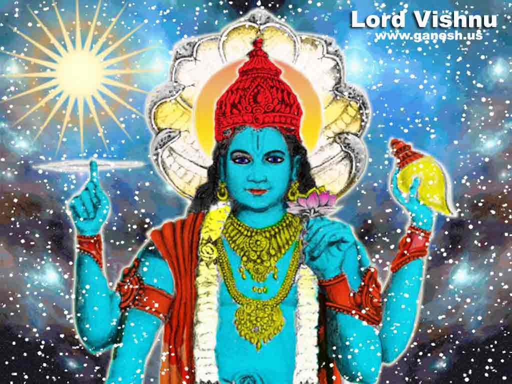 Standing Lord Vishnu Images