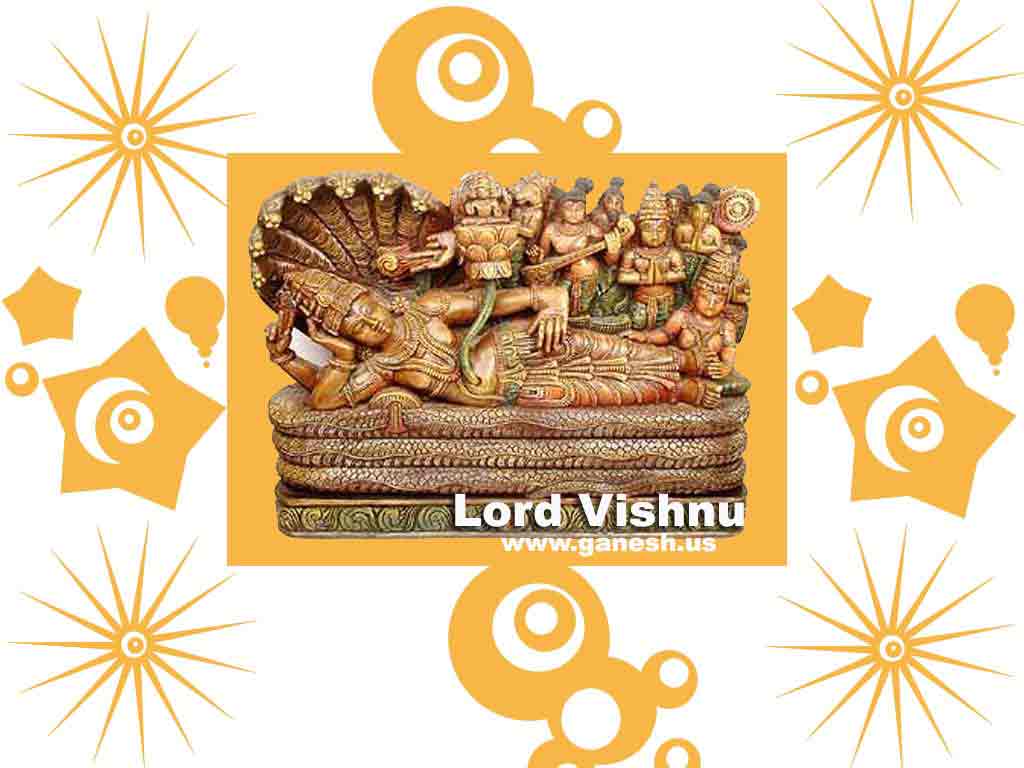 Paintings Of Vishnu & Lakshmi