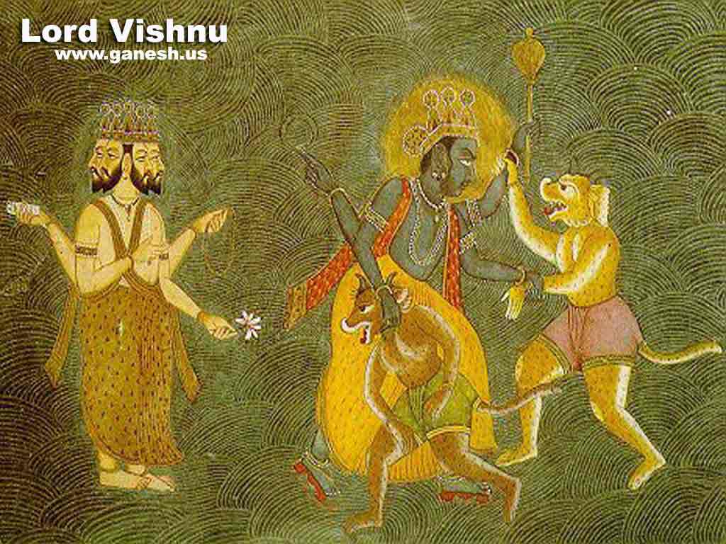 Hindu Trinity - Brahma, Vishnu, Shiva