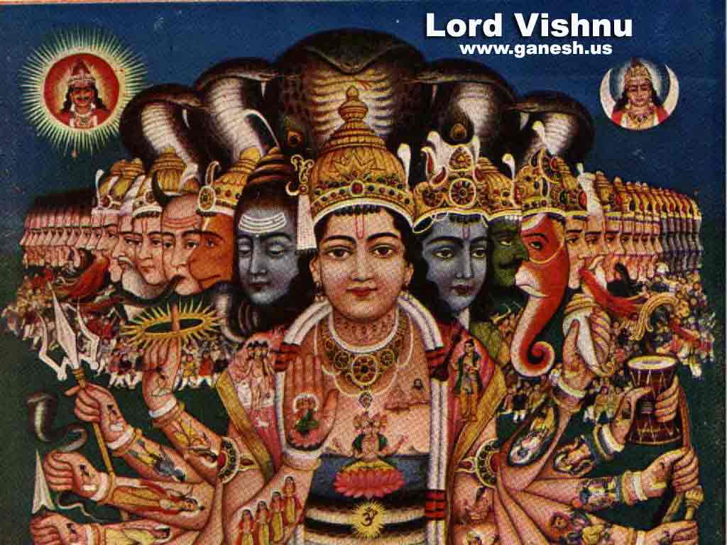 Lord Vishnu And Lakshmi Wallpapers