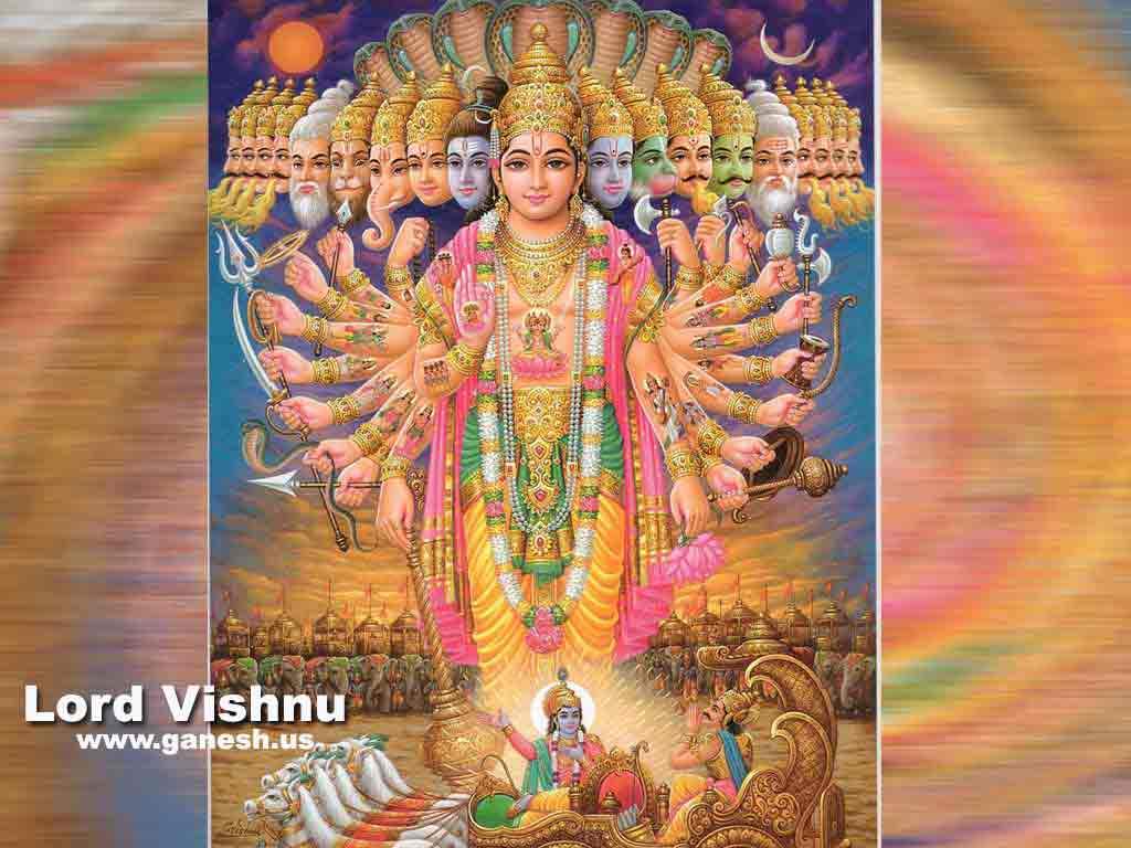 Standing Lord Vishnu Images